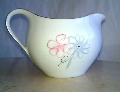  Rare Eschenbach W2608 Pattern China Creamer Mid Century Modern Abstract Flowers • $17.97