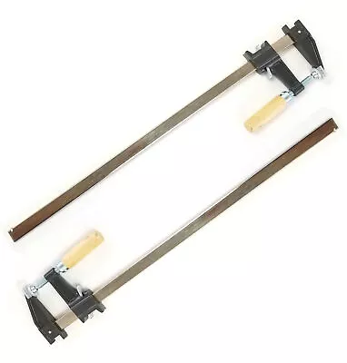 Set Of 2- EDM 24  Steel Bar Clamp Tool Ratchet Quick Release For Metal Or Wood • $23.99