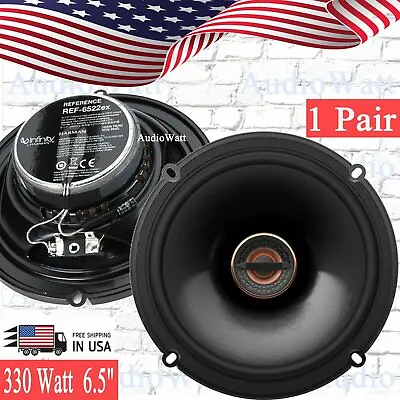 Infinity Ref-6522ex 6.5  330w 2-way Reference Shallow Mount Car Speakers 1 Pair • $79.99