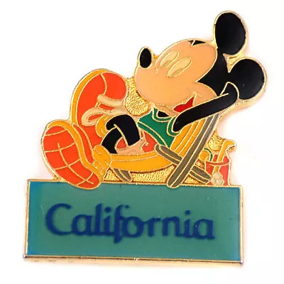 Vintage Mickey Mouse Chair Deck Chair Brooch California Limited Disney France • £67.03