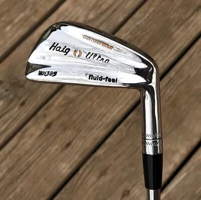 RH Walter Hagen Single 4 Iron Golf Club HAIG ULTRA Contour Sole S300 Steel • $34.99