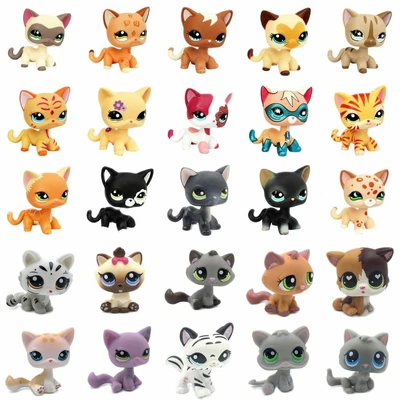 £4.79 • Buy Rare Littlest Pet Shop Toys Bobble Head Short Hair Cat Cute Little Black Kitty