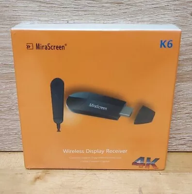 MiraScreen K6 TV Mirroring Device 1080P Miracast Wireless Display HDMI Propagate • $13.95