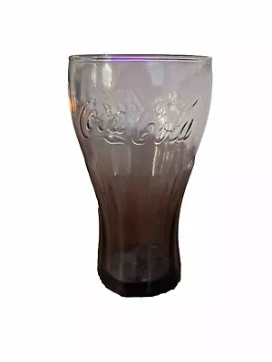 Libbey Coca Cola Coke Glass 6  Tall Vintage 12oz Purple McDonald’s • $19.99