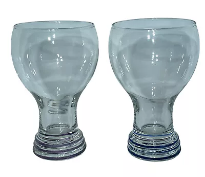 $19.99 • Buy Homer Laughlin Fiesta Ware Goblets Glasses Banded 16 Oz Set Of 2 