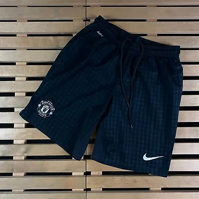 Mens Football Shorts Jersey Nike Manchester United Size M • $35