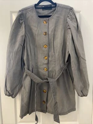 £5 • Buy ASOS Size 14 Grey Denim Dress