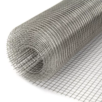 Stainless Steel Chicken Rabbit Wire Mesh Aviary Fencing Garden Screen Mesh Fence • £6.45