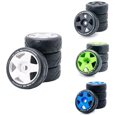 103mm 1/8 Scale RC Off Road Buggy Tire Wheel 17mmHex For Redcat Losi HPI HSP • £30.99