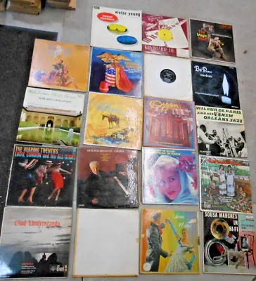 Vintage Vinyl Lot Of 19 LP Records- UNTESTED VARIOUS CONDITIONS • $5