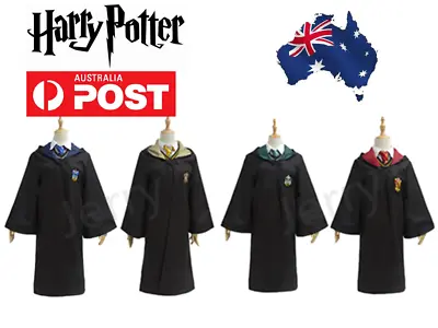 $7.99 • Buy Book Week Harry Potter Adult House Gryffindor Ravenclaw Robe Tie Costume Cosplay