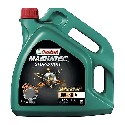 £39 • Buy Engine Oil Castrol 0W30 Magnatec Stop-Start 4L 4 Litre D Fully Synthetic 15D608