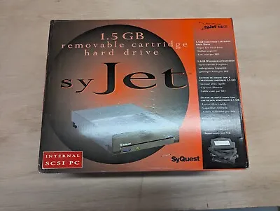 £5 • Buy 1.5GB SyQuest SyJet Internal SCSI Drive -- BOXED -- UNOPENED DRIVE