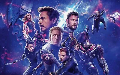 Marvel Avengers Endgame 71 - Poster (A0-A4) Film Movie Picture Wall Decor Actor • £13
