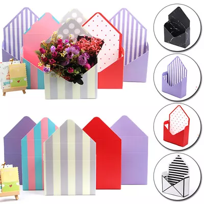 Envelope Folding Flower Packaging Box Florist Bouquet Storage Box Wedding Party • $8.35