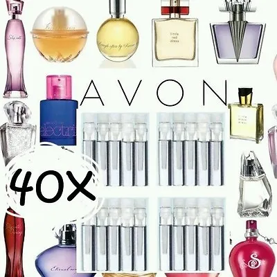 £5.89 • Buy 40 - Avon Ladies/ Womens Fragrance Perfume EDT Samples  NOT IN BOTTLE