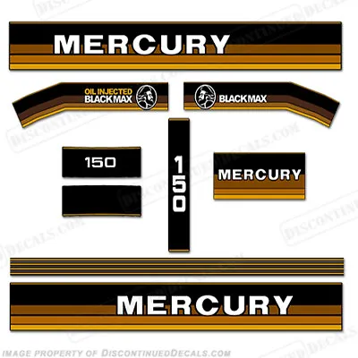 Fits Mercury 1984-1985 150hp Outboard Decals • $109.95