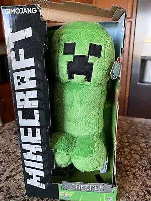 New In Box Minecraft 11  Creeper Jinx Plush Mojang Figure Wristband & Stickers • $18.99