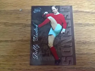 Futera Football Card Manchester United Legends Bobby Charlton Limited Edn Silver • £4.99