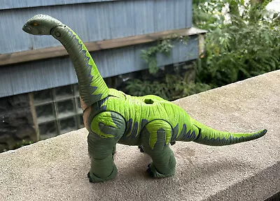 Mattel Dinosaur Thunder Brontosaurus Action Figure With Stomping Power Imaginext • $20