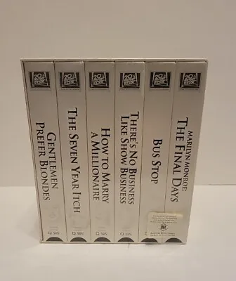 Marilyn Monroe The Diamond Collection 6 Cassettes One Sealed. Documentary  • $9.99