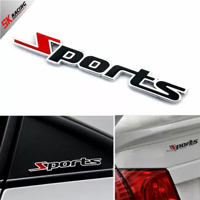 Car Sticker Logo 3D 1Piece DIY Sports Emblem Badge Metal Decal Decor Word Letter • $1.99