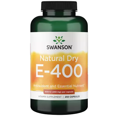 Swanson Natural Dry Vitamin E 400 Iu 250 Capsules • $27.57