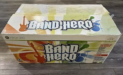 XBox 360 Band Hero Super Bundle Set Open Box Band Kit Guitar Hero Guitar Drums • $499.95