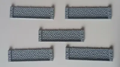 5 X N Gauge Small Retaining Wall Model Railway Brick Detail • £5.95