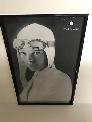 Amelia Earhart Apple  Think Different  2000 11x17 Laminated Framed Poster • $49.99