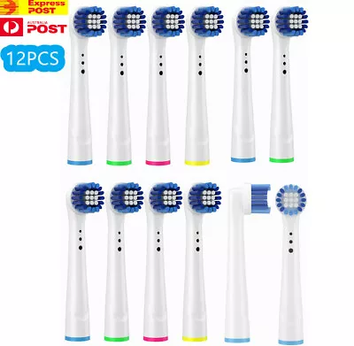 $17.10 • Buy 12× Oral B Braun Replacement Electric Toothbrush Heads -Vitality Precision Clean