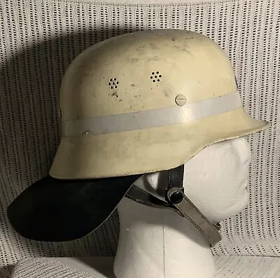Post WW2 German Helmet Fireman’s Emergency Services • $275