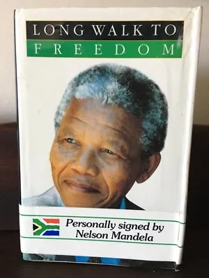 LONG WALK TO FREEDOM - President Nelson Mandela (Hardcover) - Signed 5/25/95 • $1800