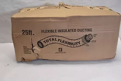 Dundas Jafine BPC825R6 Insulated Flexible Duct W/ Black Jacket 8  X 25' Class 1 • $65.46