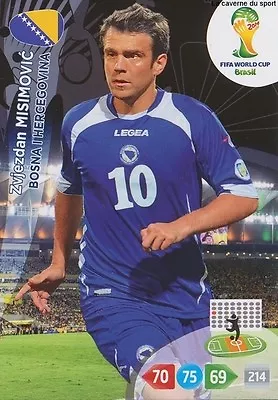 N°041 Misimovic # Bosnia Panini Card Adrenalyn World Cup Brazil 2014 • $2.12