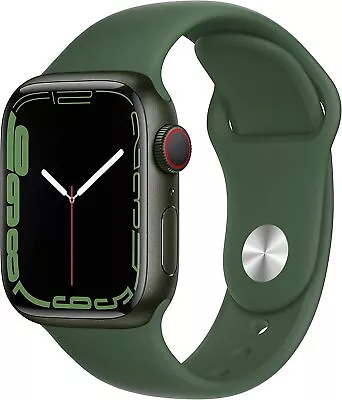 $242.96 • Buy Apple Watch Series 7 GPS + LTE W/ 41MM Green Aluminum Case & Clover Sport Band
