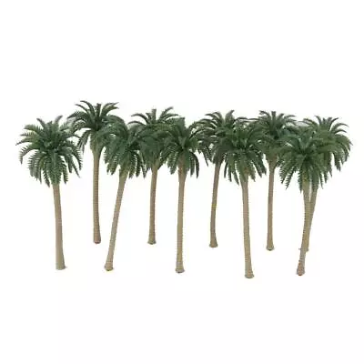 10pcs Plastic Model Trees Coconut Palm 1/75 Scale For DIY Crafts Wargames War • $20.71