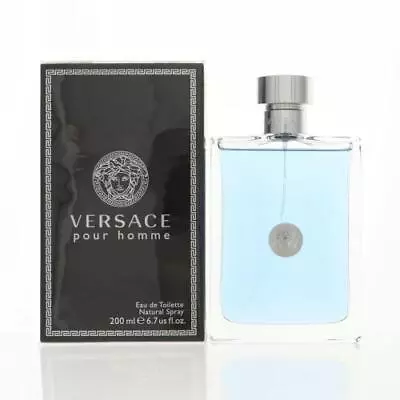 VERSACE POUR HOMME By Versace 6.7 OZ EAU DE TOILETTE SPRAY NEW In Box For Men • $73.14