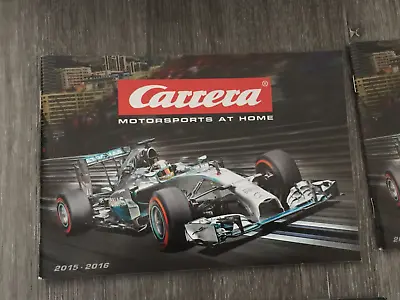 Carrera Slot Car Catalog 2015-2016 Digital 124 132 F1 Mercedes Lewis Hamilton 44 • $13.99