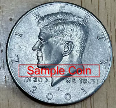 2001P Kennedy Half Dollar Coin Circulated *Free Shipping* • $2.99