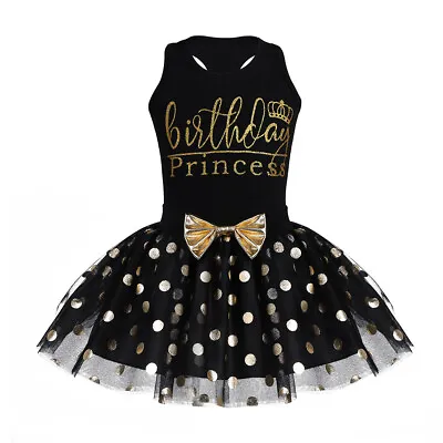 $12.25 • Buy Toddler Baby Girl Kids Birthday Party Princess Outfits Bow Tutu Skirt Dress Set 
