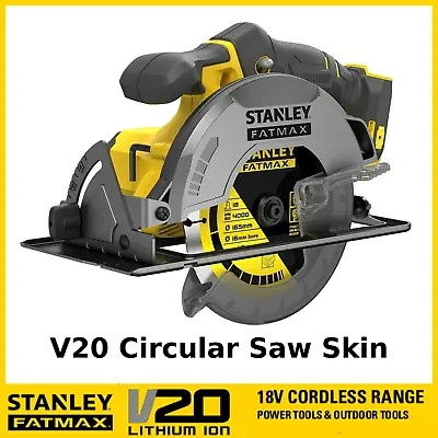 18v Stanley Fatmax V20 165mm Circular Saw - Bare Unit (SFMCS500B) • $169