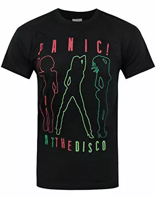 Official Panic At The Disco 3 Ladies Mens Black T Shirt Panic At The Disco Tee • £16.95