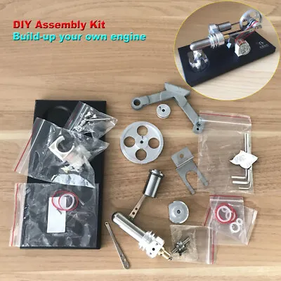 DIY Assembly Stirling Engine Model Toy Mini Build-up Hot Air Generator Motor Toy • $29.99