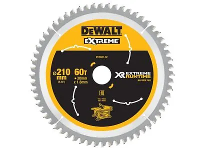 DEWALT - FlexVolt XR Table Saw Blade 210 X 30mm X 60T • $243.01