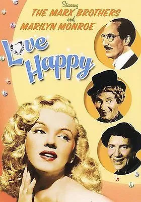 LOVE HAPPY - The Marx Brothers & Marilyn Monroe DVD • $14.95