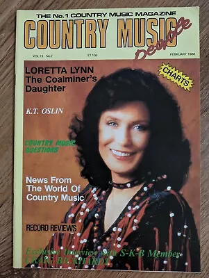 Country Music People Magazine February 1988 Loretta Lynn KT Oslin Bickhardt • £6.50