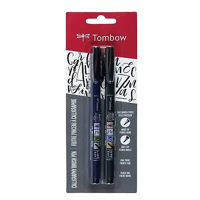 $14.20 • Buy Tombow Fudenosuke Calligraphy Brush Tip Pen - Hard/Soft