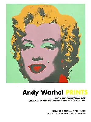 Andy Warhol Prints Palm Springs Museum 2018 Program Brochure Marilyn Monroe  • $9.99