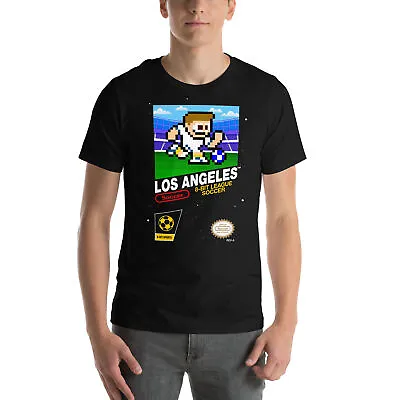 LA Galaxy 8-bit Retro Nintendo Vintage League Soccer Football Club T-Shirt  • $24.99